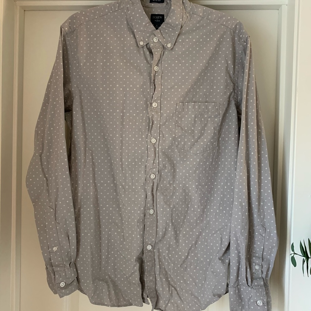 J. Crew Men’s Mercantile Flex Slim Fit Dress Shirt